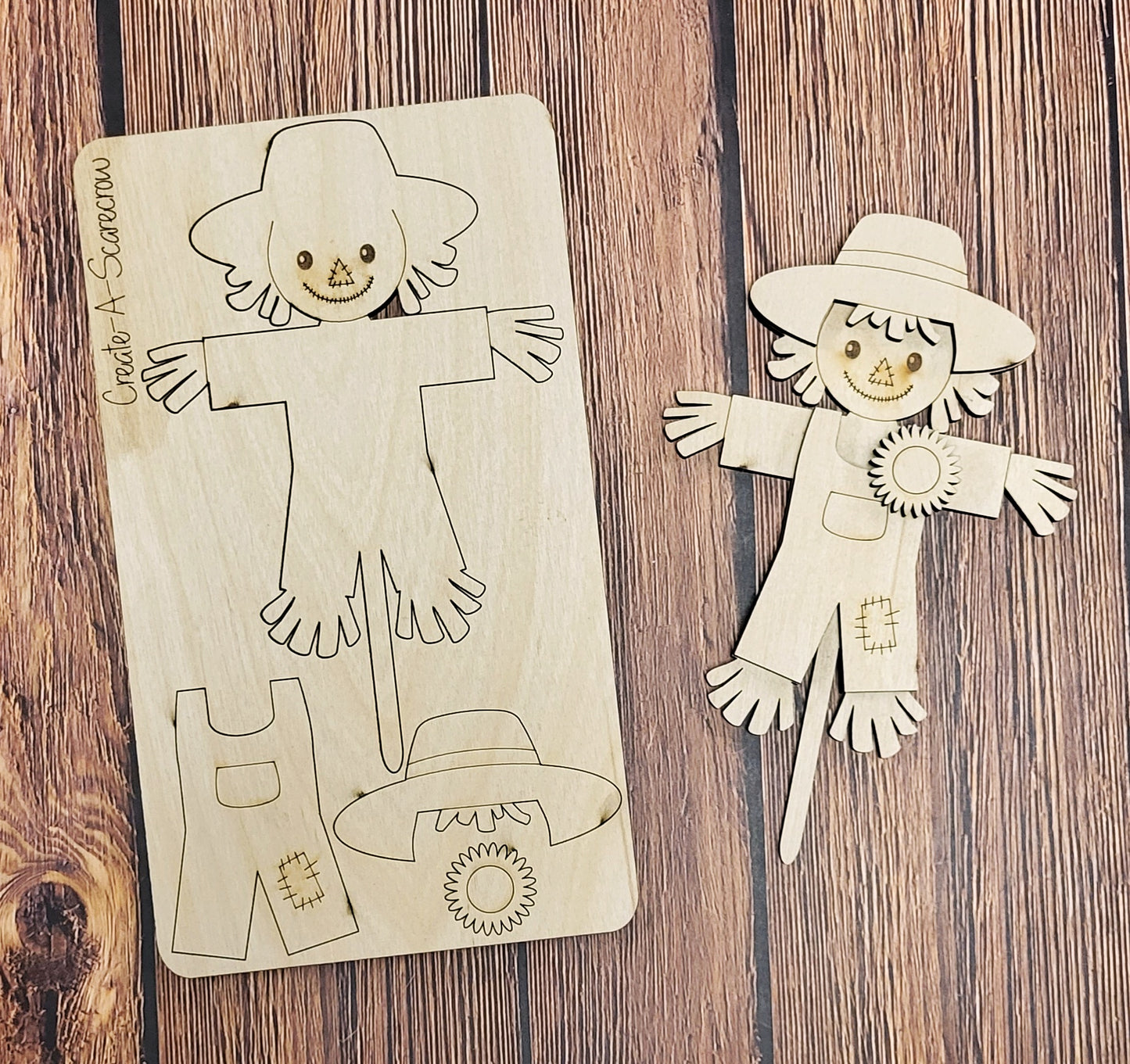 Kids Kraft Kit - Pop Out Scarecrows
