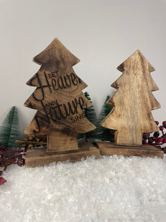 Personalized Little Wooden Trees