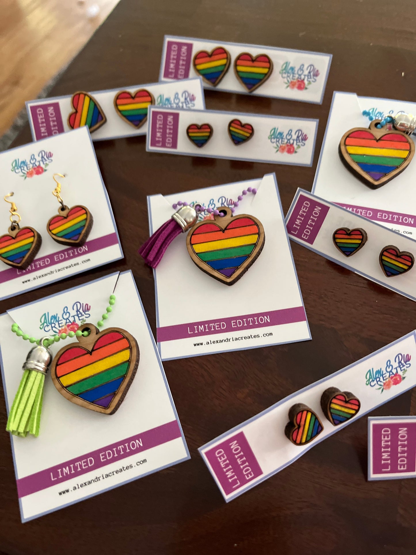 Limited Edition - Pride Heart Collection - Danglers