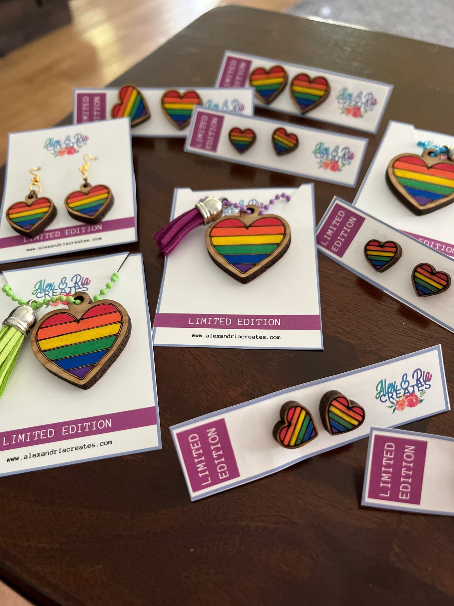 Limited Edition - Pride Heart Collection - Danglers