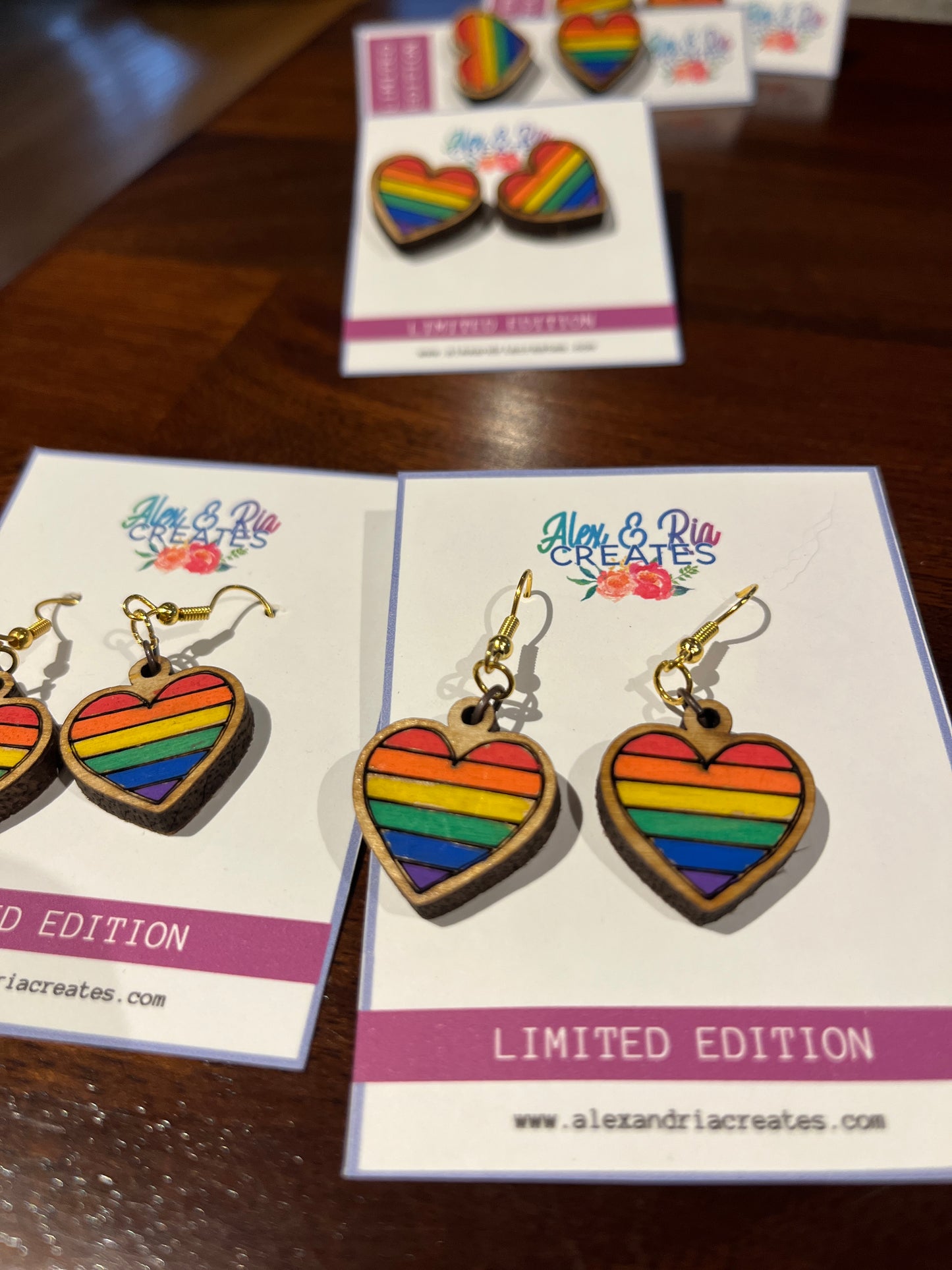 Limited Edition - Pride Heart Collection - Danglers