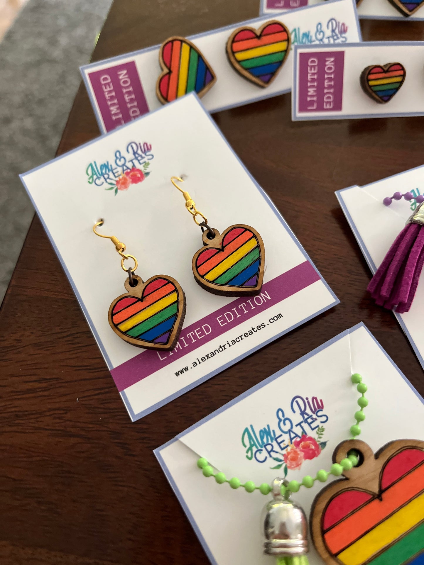 Limited Edition - Pride Heart Collection - Danglers